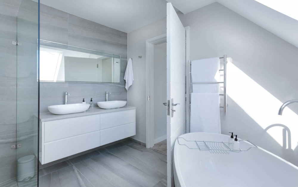 Clean bathroom