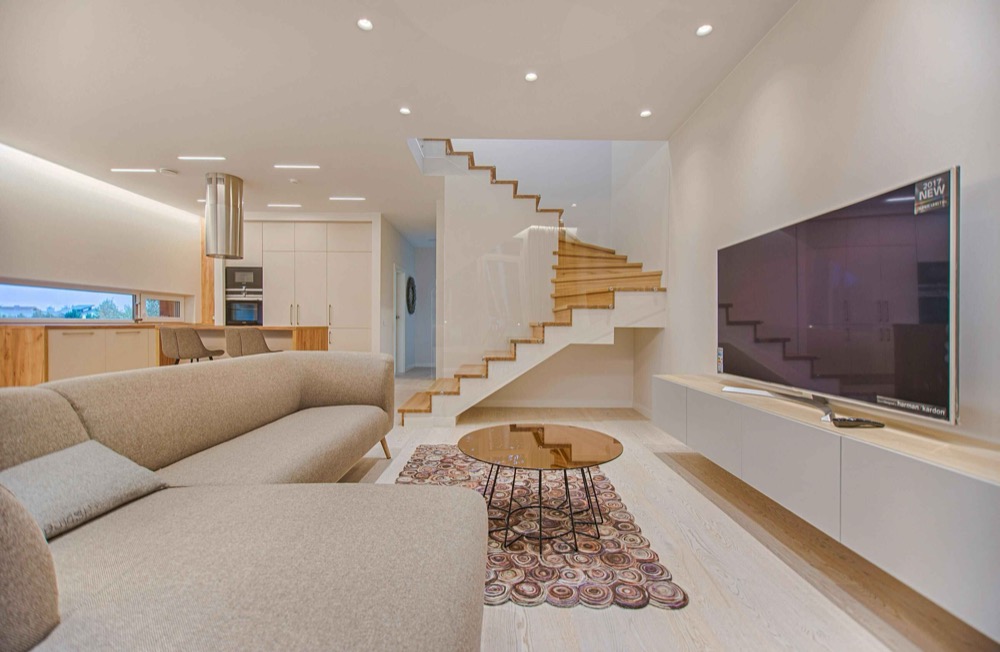 Clean living room